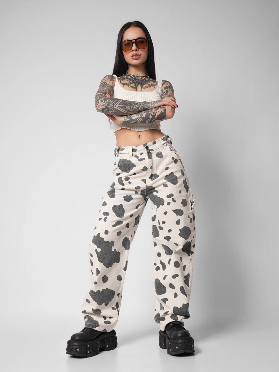 Jeans Baggy - Cow Stains