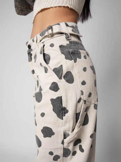 Jeans Baggy - Cow Stains