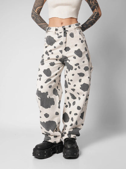 Jeans Baggy - Cow Stains