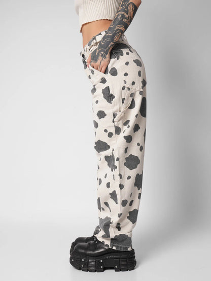 Jeans Baggy - Cow Stains